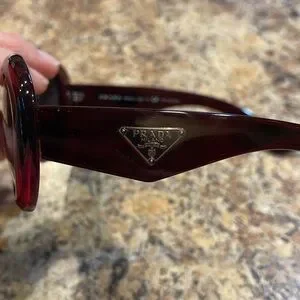 Prada | Accessories | Prada Red Sunglasses No Box | Poshmark display picture 2